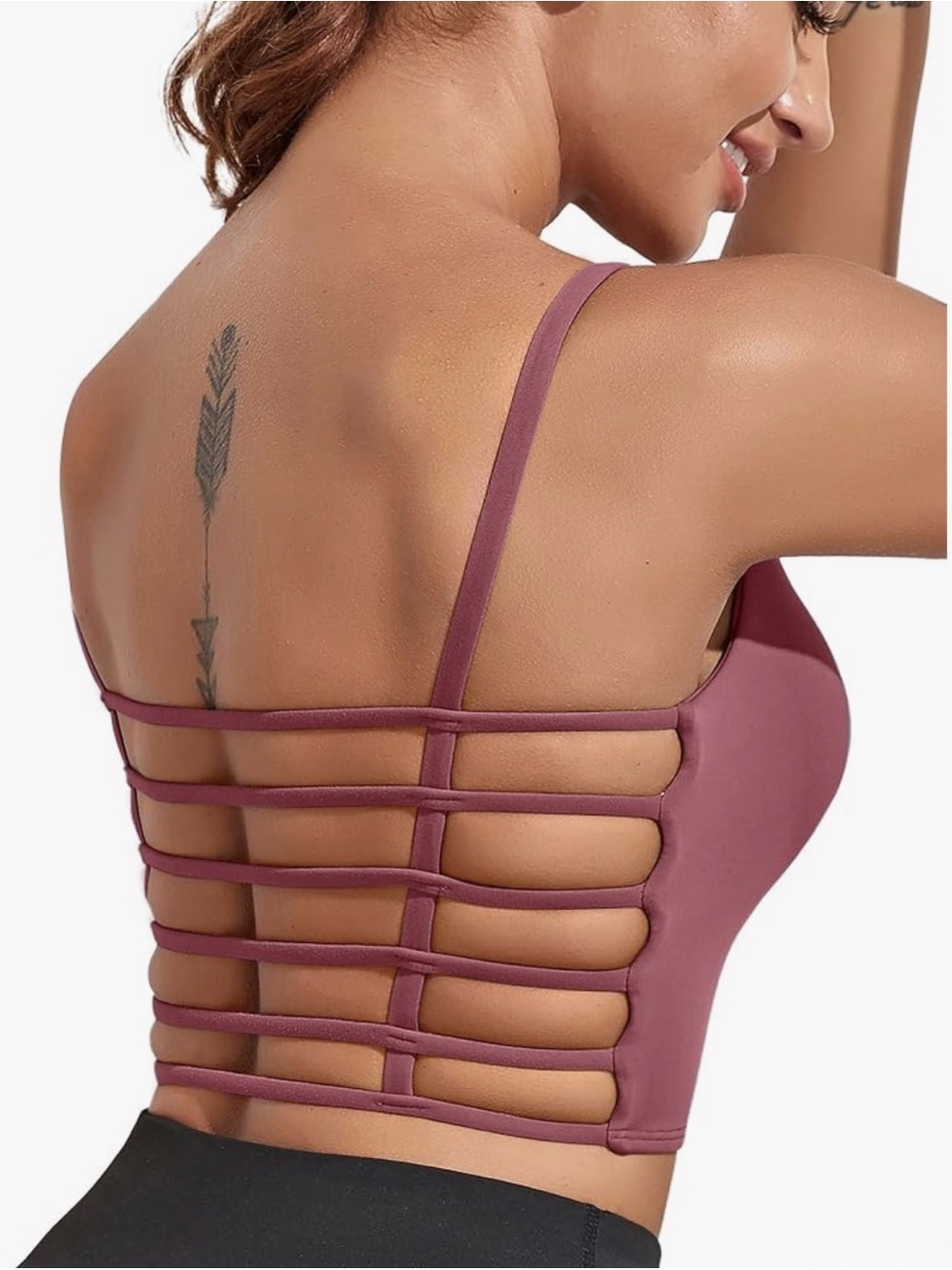 *set of 2* sexy almost backless sports bras